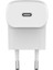Usb-C Power Delivery Usb-C/lightning Kablolu Hızlı Şarj Cihazı, Pd 3.1 Pps, iPhone 14, Pro, Max, Plus, Ipad, Galaxy, Pixel ve Diğer Cihazlar, 20W - Beyaz, WCA006VF1MWH-B5,20-W Için Sertifikalı 4