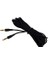 4928 Erkek Erkek Kulaklık Uzatma Ekleme Kablosu, Siyah, 5 Metre 2