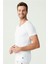 Erkek Beyaz 2 Li V Yaka Atlet 80194 3