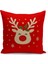 Yılbaşı Serisi Çift Tarafı Dijital Baskılı 4'lü Kırlent Kılıfı Seti (Christmas Noel Cushion Cover) 2