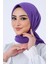 Mor Harem Scarf Incila Eşarp 2