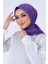 Mor Harem Scarf Incila Eşarp 5