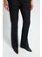 Ispanyol Paça Denim Pantolon Siyah 15345843000 5