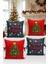 Yılbaşı Serisi Çift Tarafı Dijital Baskılı 4'lü Kırlent Kılıfı Seti (Christmas Noel Cushion Cover) 1