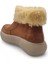 Kadın Kalın Taban Kürk Astarlı Önden Fermuarlı Bot Taba - 36 7