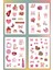 6'lı Pempe Temalı Sticker Set Sticker Set's/etiket/girl/pink Sticker/süper Set 2