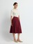 Pileli Midi Etek Bordo 12742610008 4