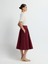 Pileli Midi Etek Bordo 12742610008 6