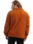 Erkek Oversize Çıt Çıt Kapamalı Cepli Tarçın Peluş Ceket 9