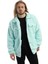 Erkek Oversize Çıt Çıt Kapamalı Cepli Mint Peluş Ceket 6