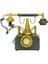 Dekoratif Metal Telefon Kumbaralı Biblo Hediyelik (800800) 1