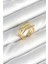 Pirinç Gold Renk Vİntage Model Kadın Yüzük 1