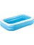 Aile Tipi ve Çocuklar Için Uygun Şişirilebilir Dikdörtgen Yüzme Havuzu, Mavi, 2.62 M x 1.75 M x 51 Cm, 778 L 1