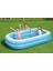 Aile Tipi ve Çocuklar Için Uygun Şişirilebilir Dikdörtgen Yüzme Havuzu, Mavi, 2.62 M x 1.75 M x 51 Cm, 778 L 2