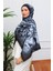 Floral Suluboya Desenli Dijital Soft Şal 3