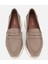 01AYH312850A450 KADIN Deri Vizon Yumuşak Dokulu Günlük Loafer 6