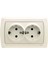 Carmen Krem Ikili Topraklı Priz 1