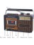 Yeni Nesil Radyo USB Sd Fm Bluetooth Kaset Çalar Müzik Kutusu Retro El Tutamaçlı Taşınabilir 4