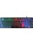 KBL707 Mekanik Hisli Rgb LED Arka Işıklı Şeffaf Gaming Oyuncu Klavye 1