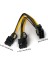 Plus PX-4302-8 8 Pin To 2x8 Pin Psu Ekran Kartı Güç Çevirici Kablo 3