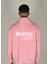 Tech Baskılı Kapüşonlu Sweatshirt 1