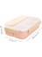 Sızdırmaz Contalı Yemek Kabı - 4 Bölmeli Çatal Kaşıklı Diyet Beslenme Kutusu Lunch Box Pembe 8