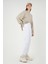 Mom Comfort Jean Beyaz 8