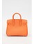 Turuncu Aksesuar Detaylı Kare El Çantası 9
