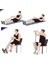 Body Trimmer Fitness Pilates Kol Karın Kası Kalça Yağ Yakıcı 4 Lastikli Spor Aleti Mayn Mavi 2