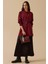 Kadın Gömlek Yaka Uzun Kollu Basic Tunik 1010 Bordo 1
