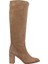 Hobby 26081S Hakiki Süet Deri Kadın Topuklu Çizme 1
