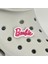 Terlik Süsü ve Aksesuarı , Çanta Süsü – Jibbitz 3D Barbiee Yazı Logo Figür Aksesuar 1