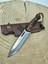 El Yapımı Kök Ceviz Kabzeli Paslanmaz Kamp Bıçağı Bushcraft Outdoor Dış Mekan Bıçağı 3