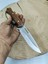 El Yapımı Kök Ceviz Kabzeli Paslanmaz Kamp Bıçağı Bushcraft Outdoor Dış Mekan Bıçağı 6