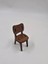Ahşap Minyatür Oyuncak Dekoratif Sandalye 7 cm x 4 cm x 4 cm 4