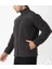 Siyah Erkek Tam Fermuarlı Polar Sweat 2