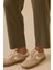 Kadın Elastik Bel Cepli Pantolon 0031 Haki 3