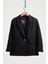 Kadın Büyük Beden Astarlı Blazer Ceket 2