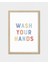 Wash Your Hands Dijital Baskı Çocuk Posteri (Çerçevesiz) 4