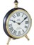 La Medore Black Nıckel Shıny Brass Table Clock 8X17,5X22,5 cm 1