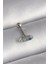 316L Çelik Gümüş Renk Mavi Zirkon Taşlı Tragus Piercing - Lisinya 1