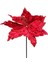 Yapay Kadife Pullu Ponsetya Kırmızı 20 cm Yeni Yıl Yılbaşı 2