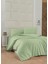 Çift Kişilik % 100 Pamuk Nevresim Takımı Lıght Green 1