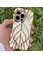 iPhone 15 Pro Kılıf Yaprak Desenli Parlak Darbe Önleyici Silikon Kapak 1