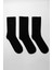 Kadın 3'lü Paket Melissa Modal Soket Çorap Siyah/Siyah/Siyah 3