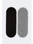 Kadın 2'li Asta Yoga/Pilates Çorabı Gri / Siyah 4