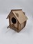 Ahşap Kuş Yuvası Evi Boyanabilir (Etkkinlik Için) 15 cm x 12 cm x 10 cm 2