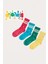 Unisex Pantone Renkli 4'lü Kutulu Soket Çorap 7