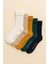 Kadın 5'li Havlu Soket Çorap Hardal mix 6