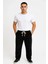 Erkek Fitilli Kadife Cepli Buggy Pantolon Oversize Rahat Kalıp - Siyah 1